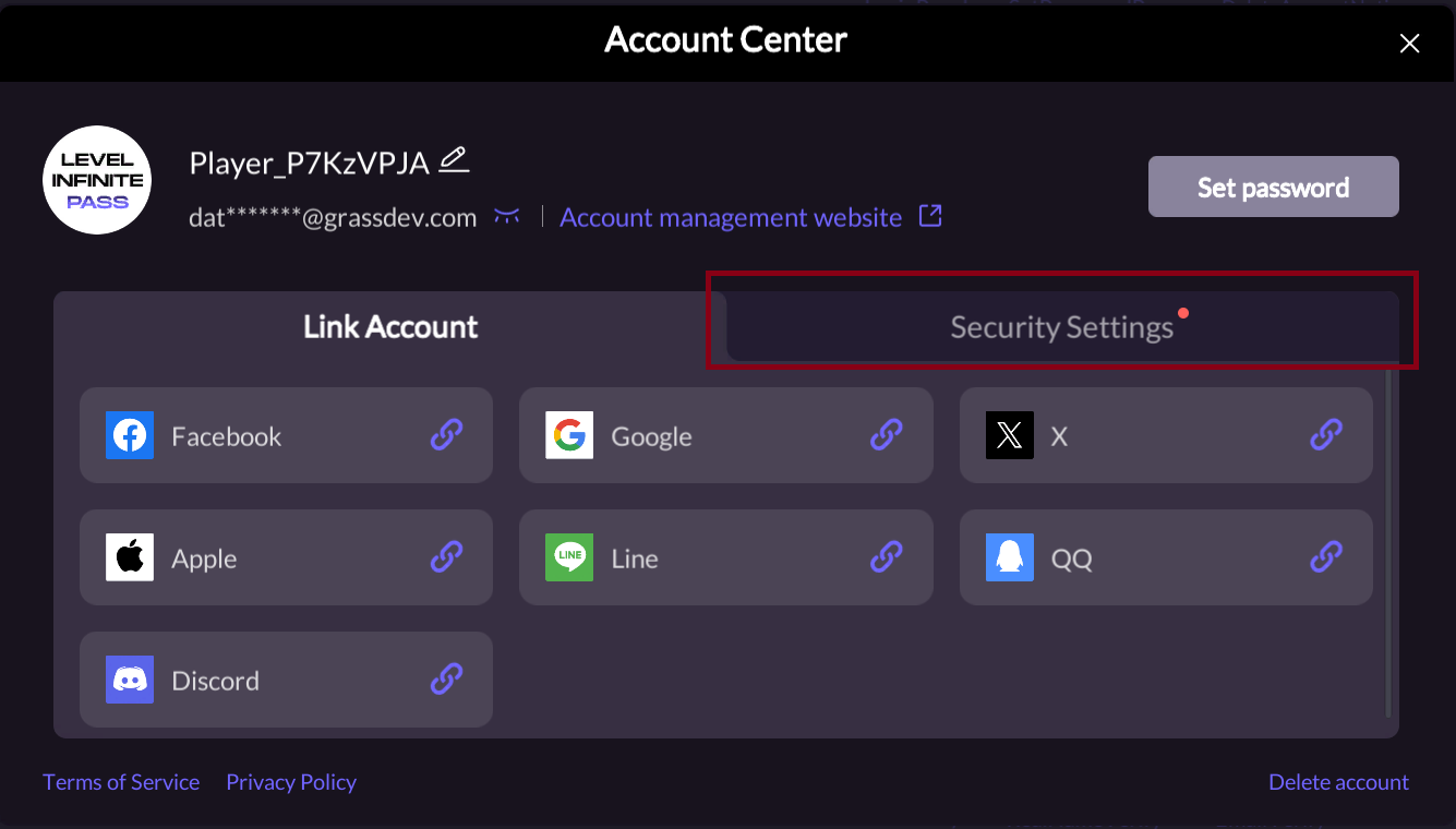 Image: SHOW_ACCOUNT_SETTING_SE