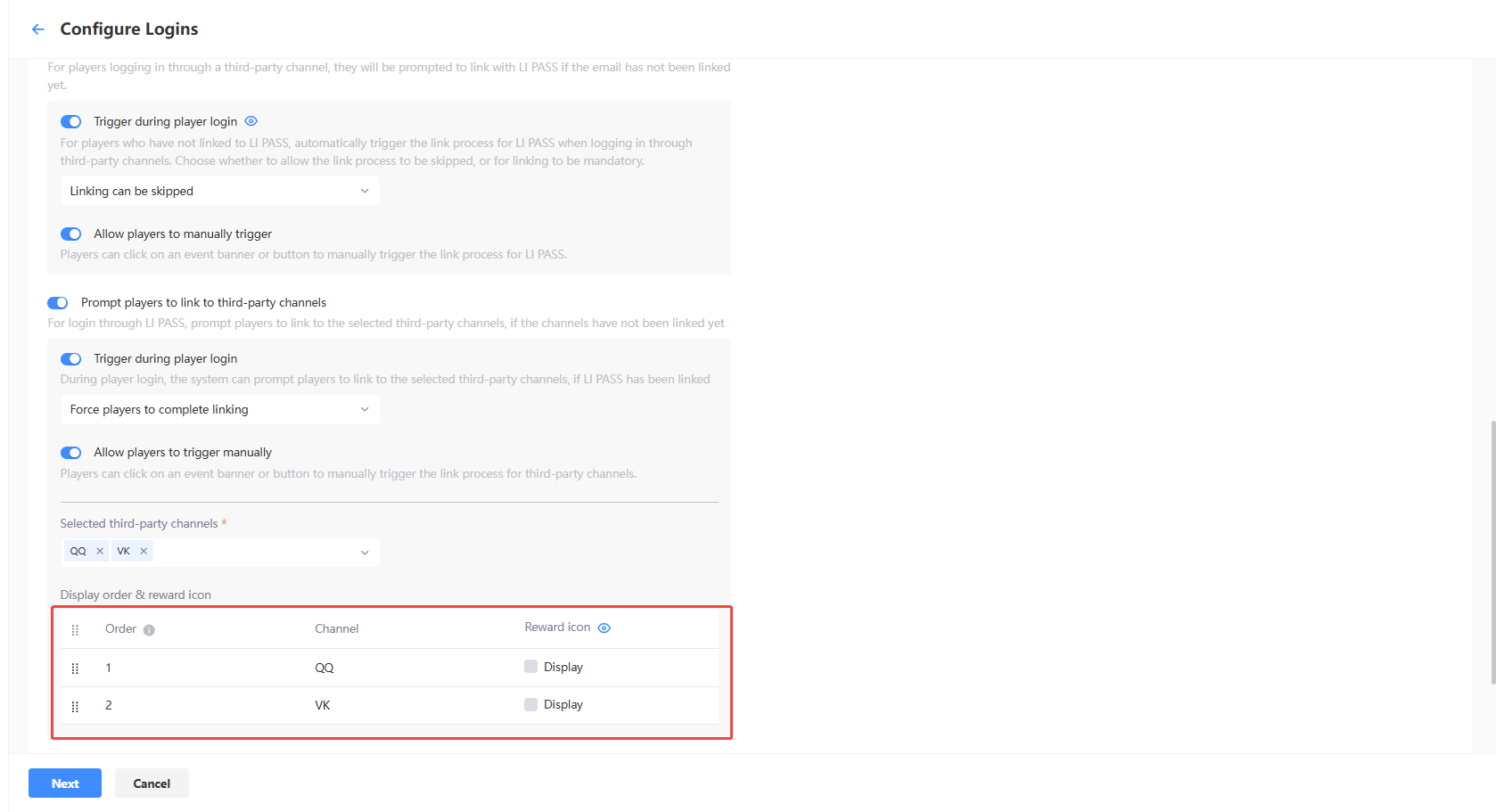 Login Registration