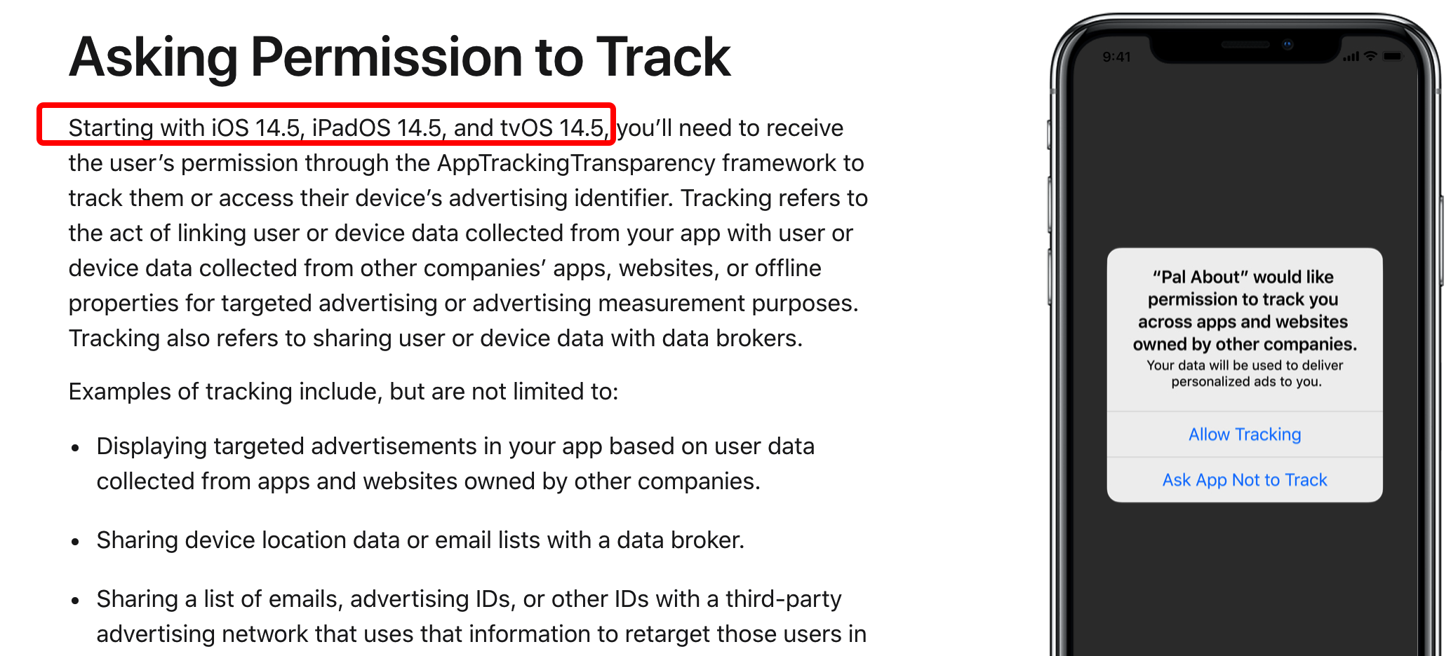 AppTrackingTransparency Permission