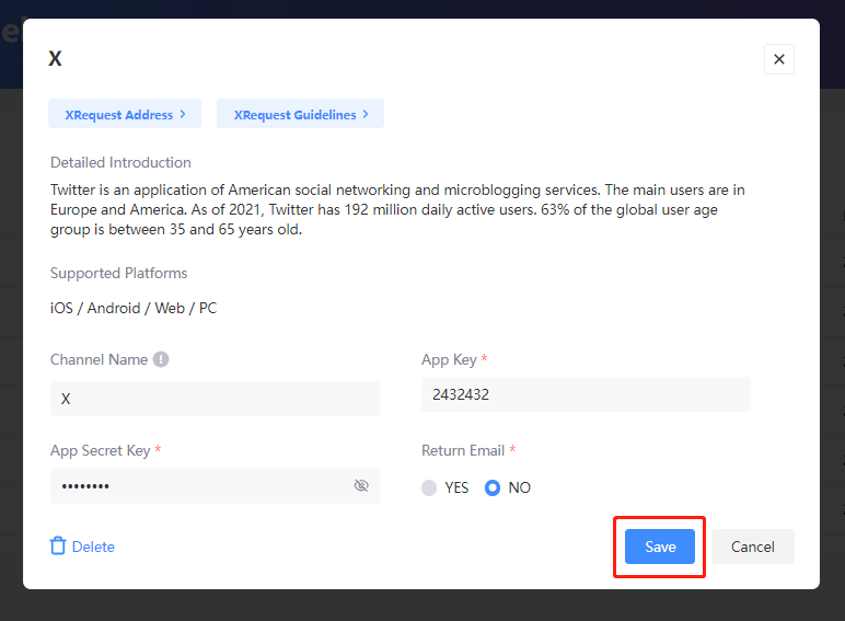 Configure Channels