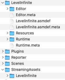 Image: LevelInfinite File Structure