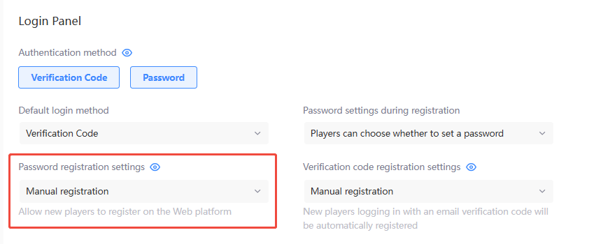 Login Registration