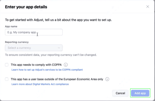 Image: Adjust dashboard