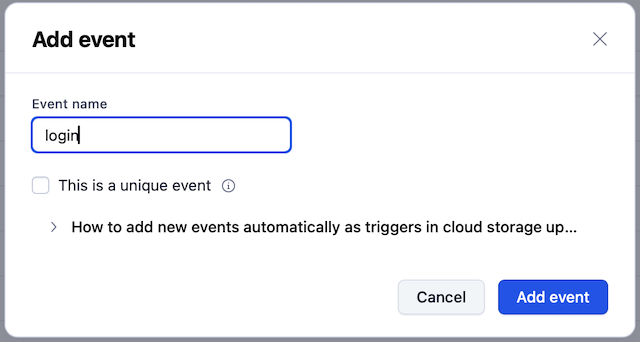 Image: Adjust Event Token