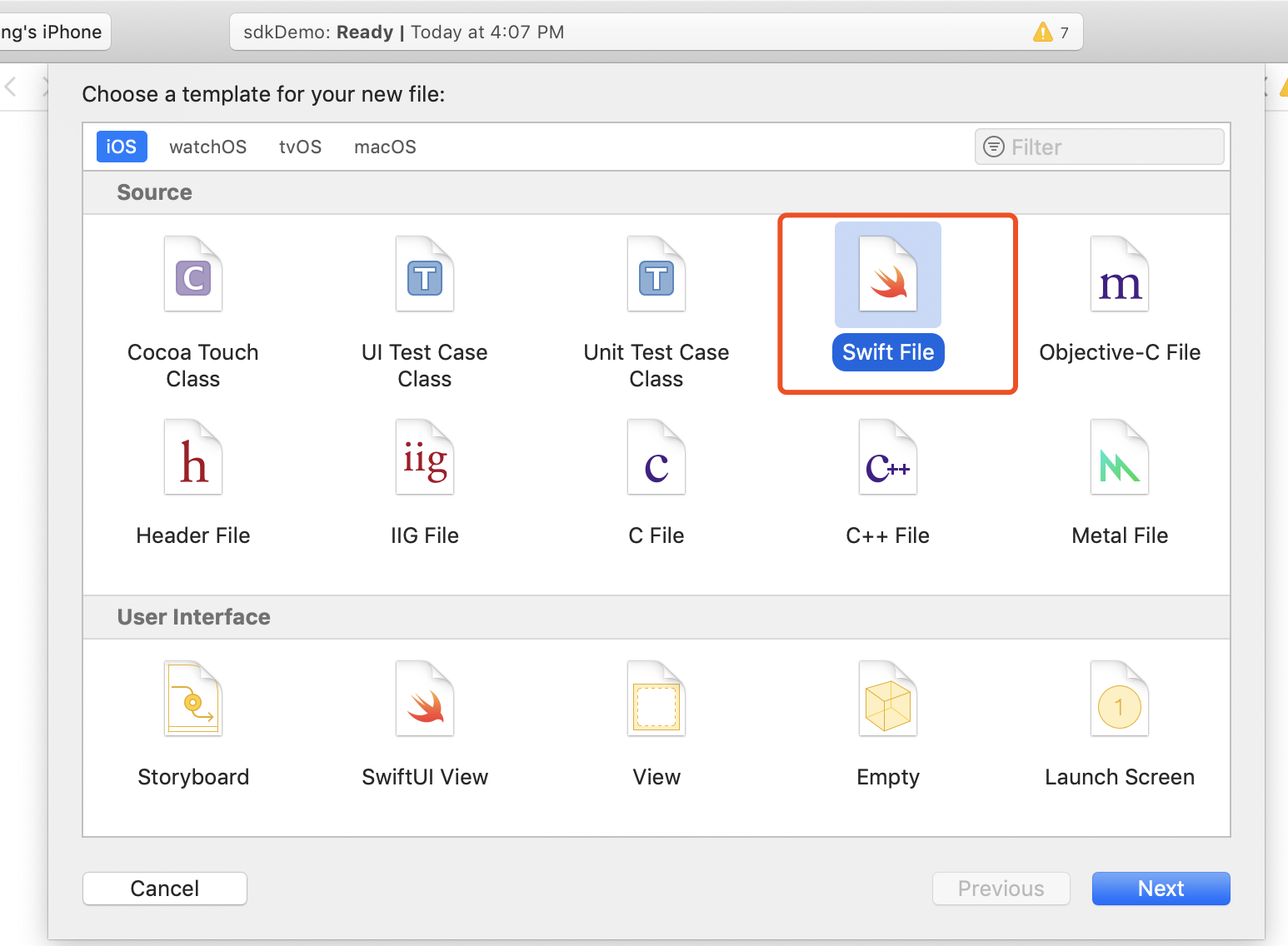 Image: Swift File type