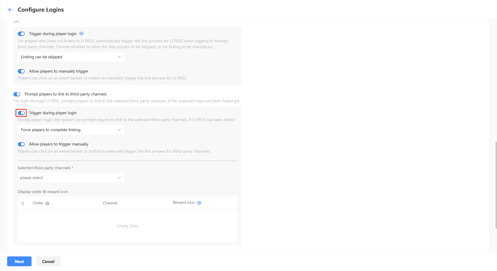 Login Registration