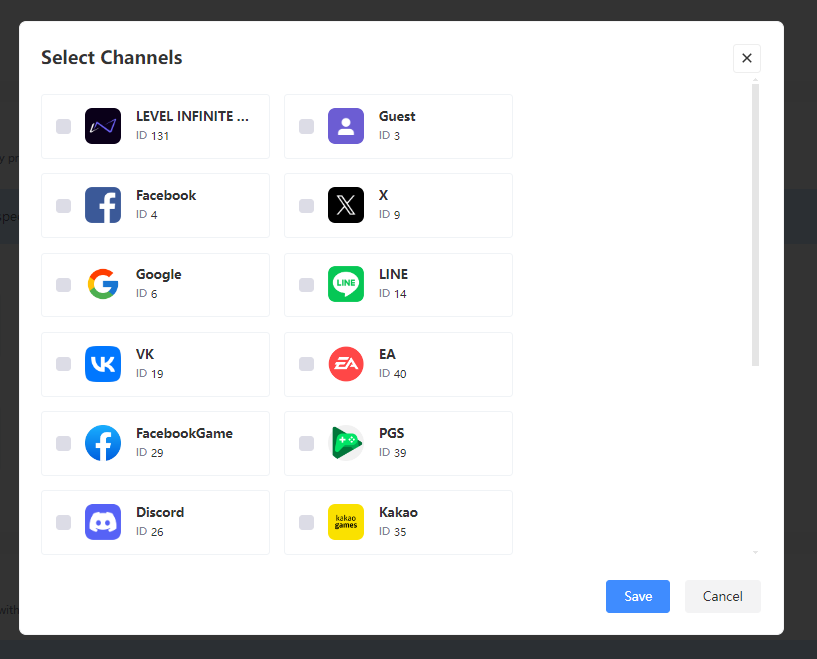 Channel Selection