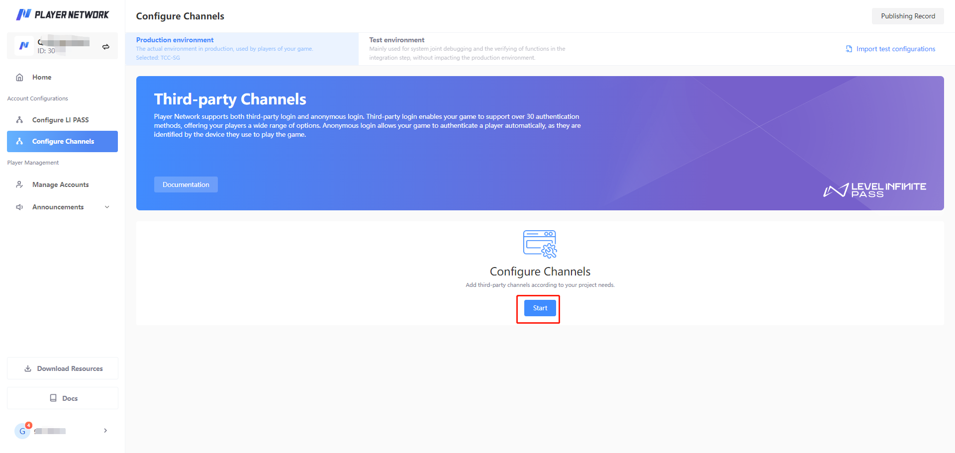 Configure Channels