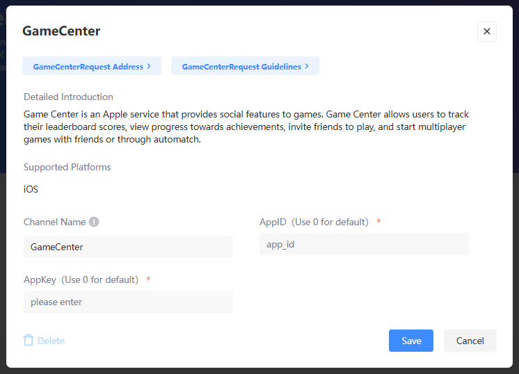 GameCenter