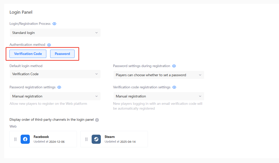 Login Registration
