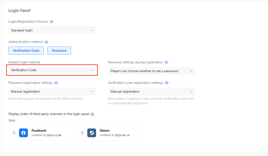 Login Registration
