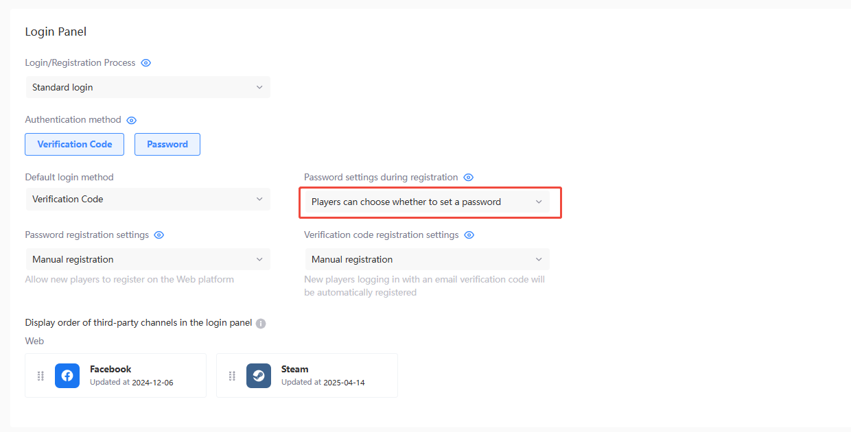 Login Registration