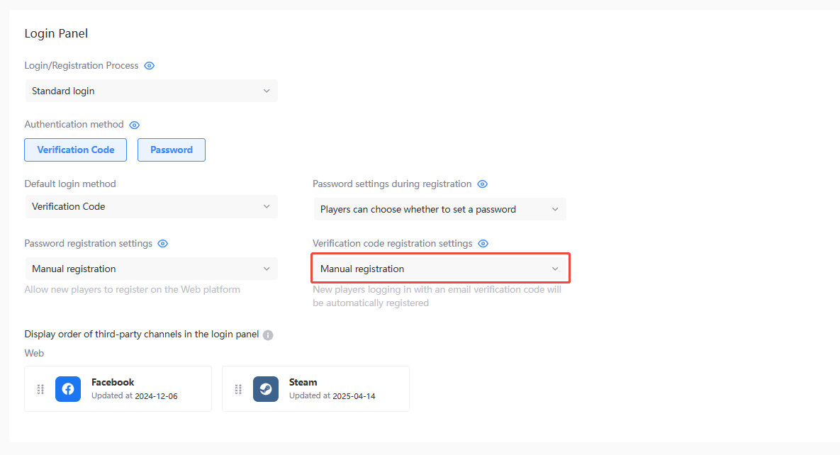 Login Registration