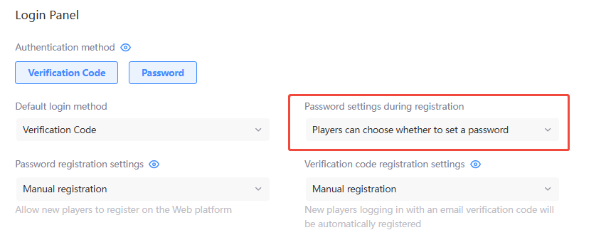 Login Registration